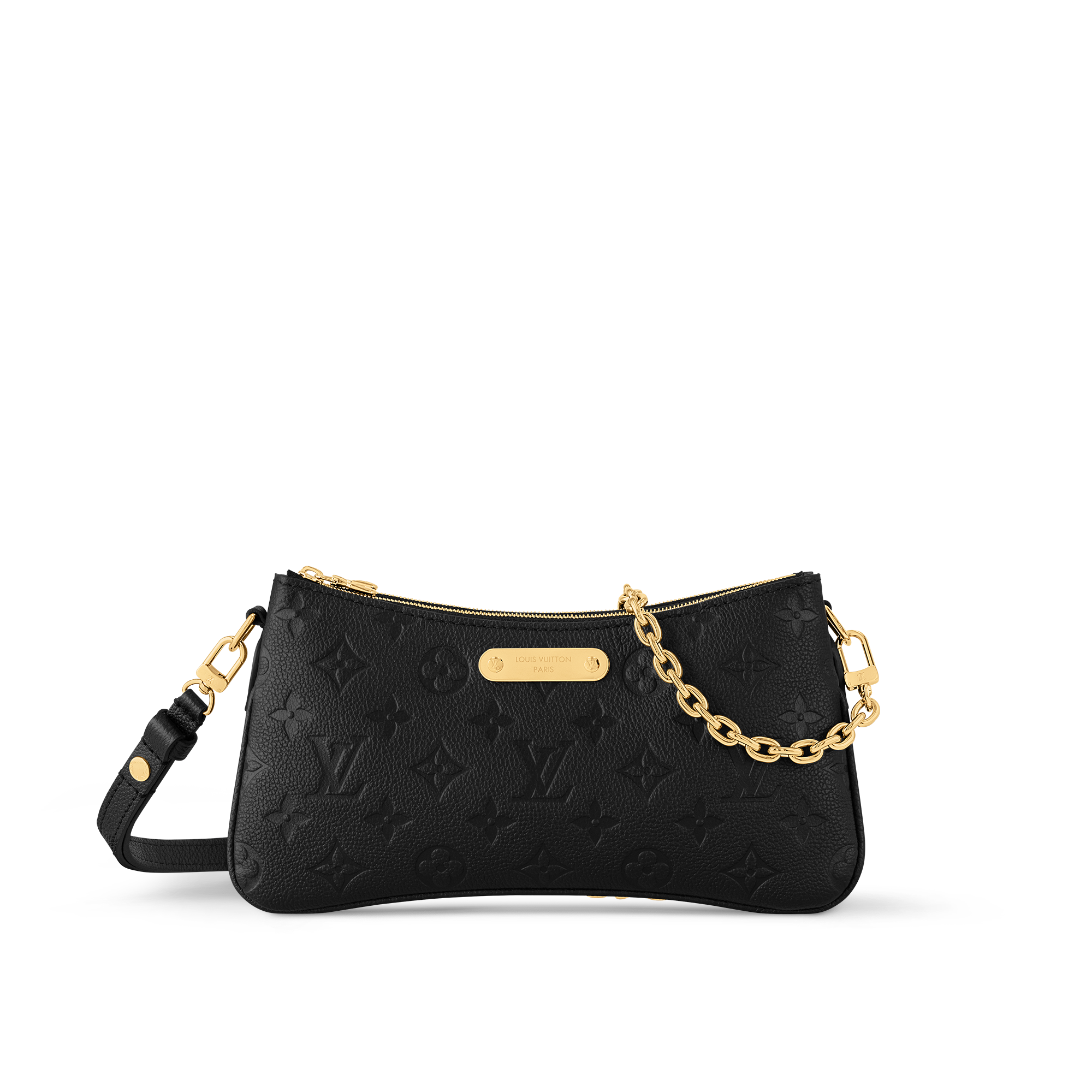 Bolsa Pochette Liv Couro Monogram Empreinte - Carteiras | LOUIS